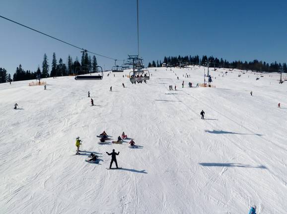 The slopes of Bialka Tatrzanska