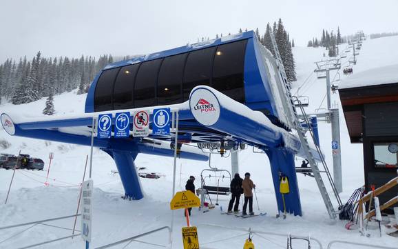 Central Kootenay: best ski lifts – Lifts/cable cars Whitewater – Nelson