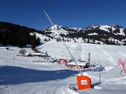 Snow lance in the Sudelfeld ski area