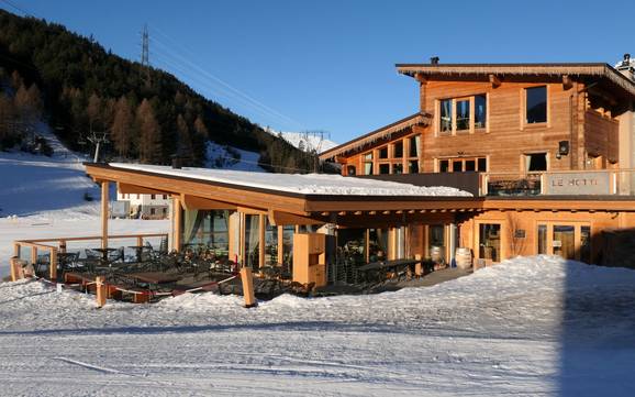 Huts, mountain restaurants  Valdidentro – Mountain restaurants, huts Cima Piazzi/San Colombano – Isolaccia/Oga