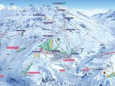 Trail map Alpe d'Huez