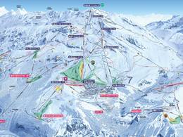 Trail map Alpe d'Huez