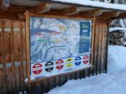 Slope map at the Rittisberg mountain station