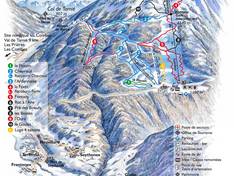 Trail map La Sambuy – Seythenex