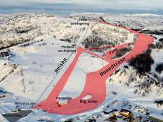 Trail map Sandnes