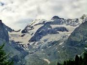 View of the surrounding glacier world