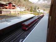 Public transport hub in Fiesch