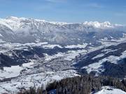View of the World Cup resort Schladming