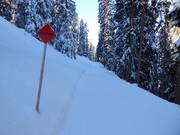 The easiest ski route in Montafon is also easy for beginners to master.