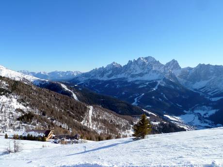 Alta Pusteria (Hochpustertal): size of the ski resorts – Size 3 Zinnen Dolomites – Helm/Stiergarten/Rotwand/Kreuzbergpass