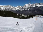 Easy slopes at the Mittenwald drag lift