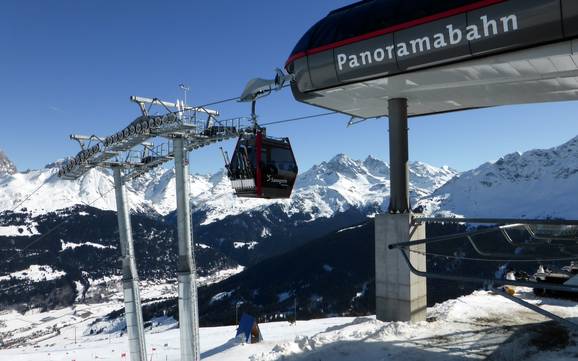 Oberhalbstein Alps: best ski lifts – Lifts/cable cars Savognin