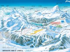 Trail map Artouste