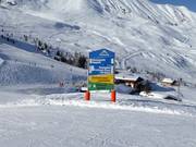 Signage in the Serfaus-Fiss-Ladis ski area