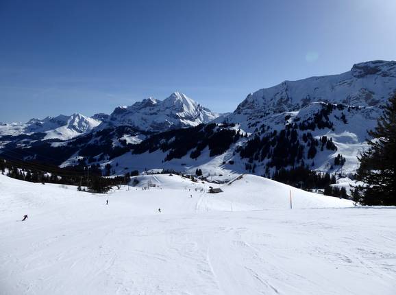 Wonderful slope from Hahnenmoos to Geils