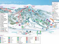 Trail map Ancelle
