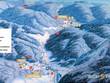 Trail map of the ski resort Horal