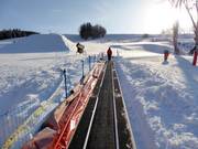 Conveyor belt in the Deštné practice area