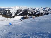 World Cup downhill run to the Gamskogel II mountain station