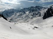 Slopes in the La Mongie area