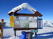 One of the many information boards at the mountain stations