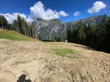 Enlargement of the slope downhill run
