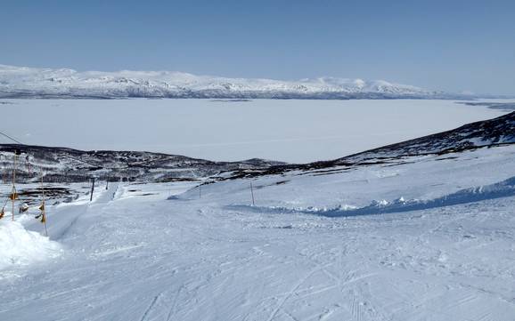 Highest ski resort in Norrbotten County (Norrbottens län) – ski resort Fjällby – Björkliden
