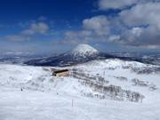 Crossing between Niseko Village and Grand Hirafu