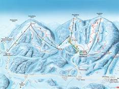 Trail map Hochficht