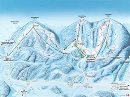 Trail map Hochficht