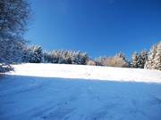 Run-out of the lower piste