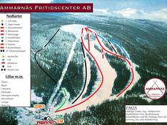 Trail map Ammarnäs