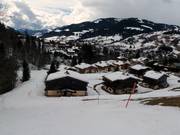 View of the accommodations in Megève