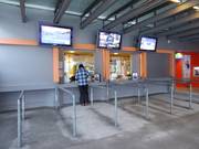 Well-maintained ticket areas