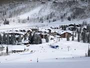 Solitude Village directly at the ski area