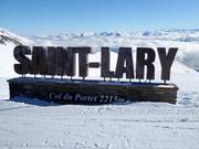 On the Col du Portet at 2,215 metres