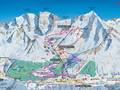 Trail map Hohsaas – Saas-Grund