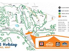 Trail map Mt. Holiday