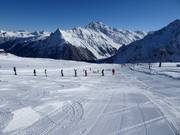 Children's ski course in the Gargellen ski area