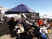 Sun terrace at the valley station