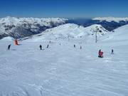 Easy slope Grand Lac at the 6-seater chairlift Granges (Les Menuires)