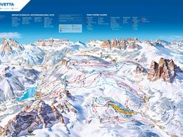 Trail map Civetta – Alleghe/Selva di Cadore/Palafavera/Zoldo