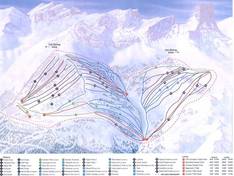 Trail map Fortress Mountain