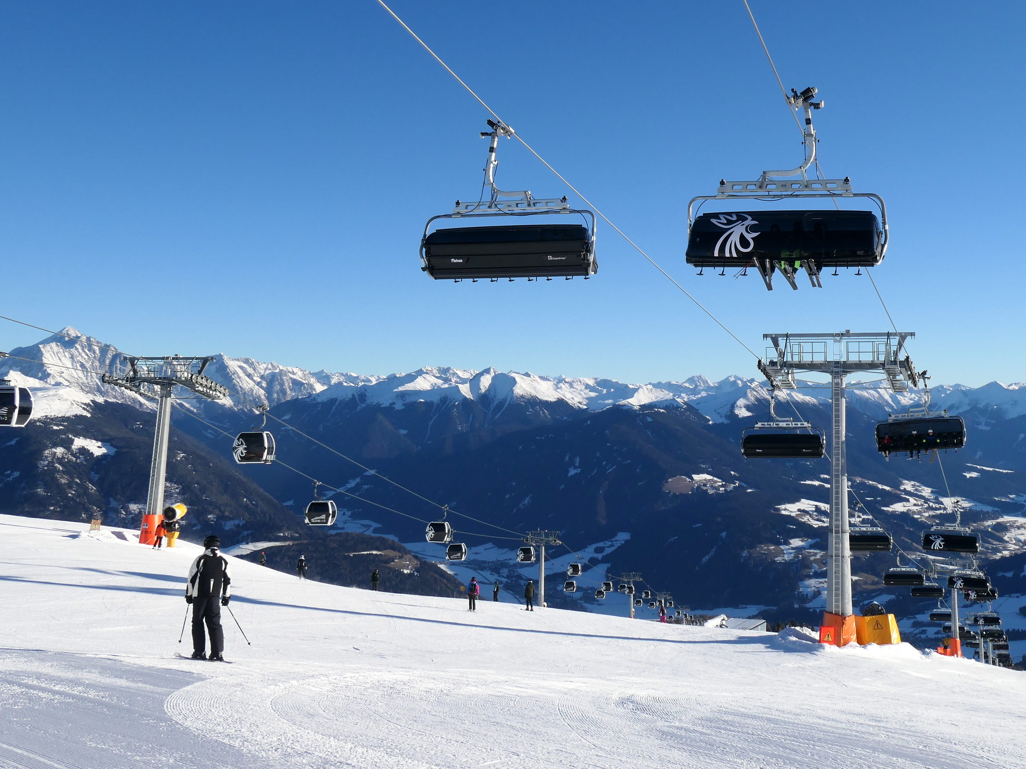 Pictures of the ski resort Kronplatz (Plan de Corones)
