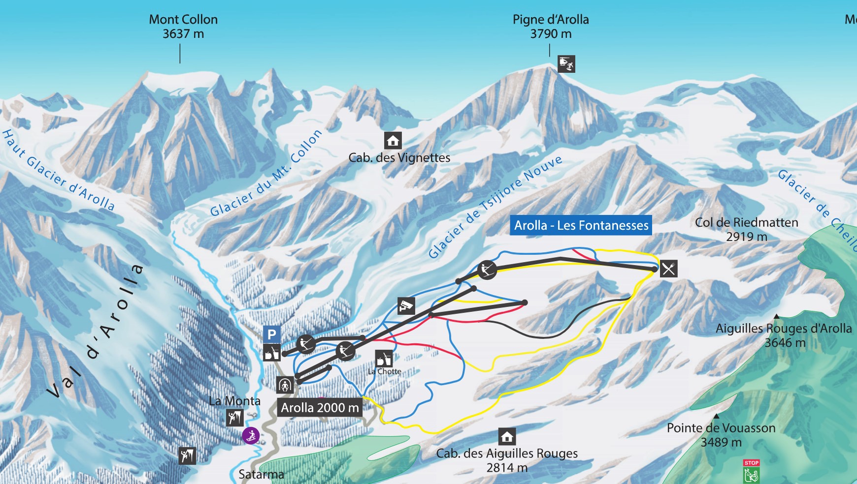 Ski resort Arolla