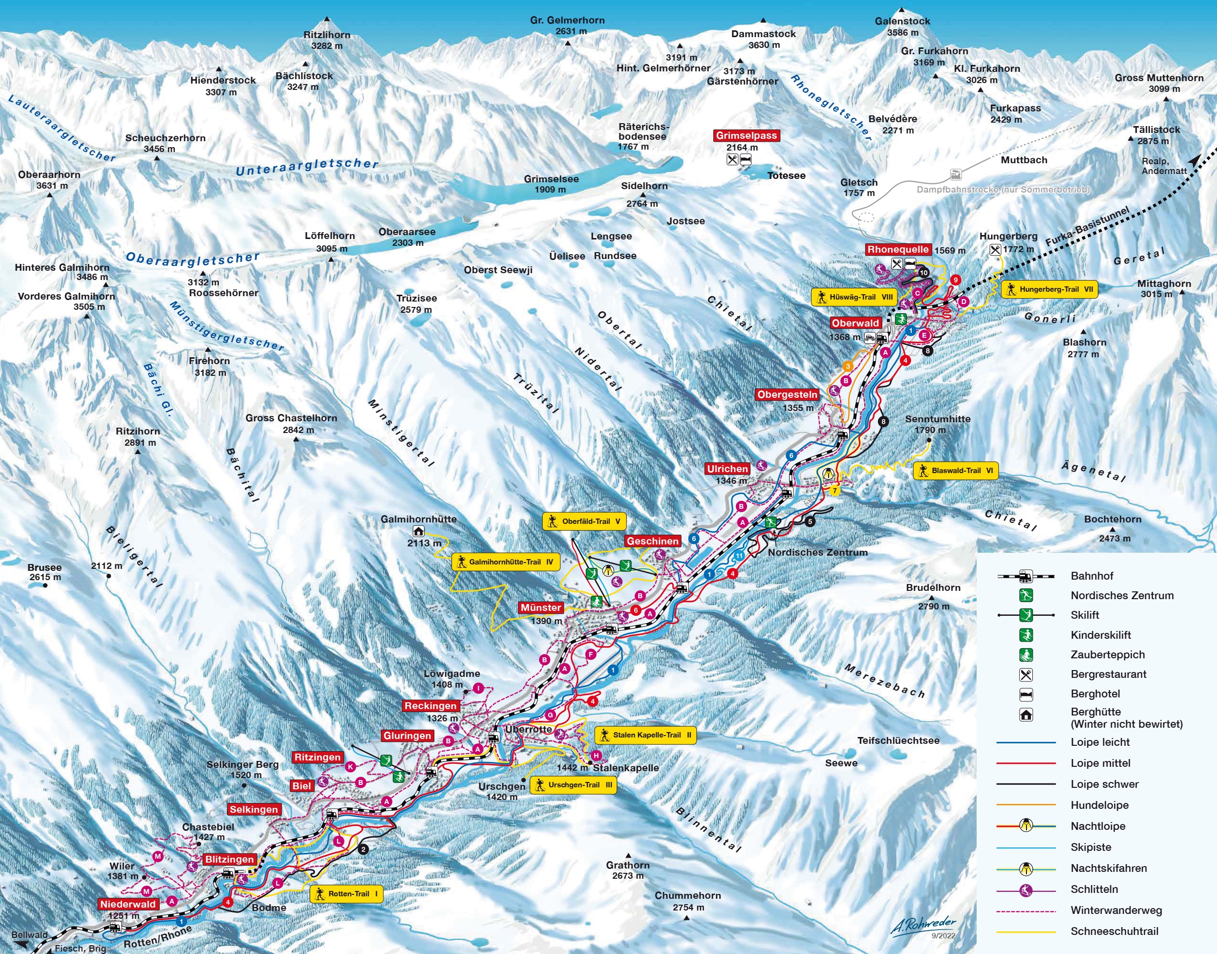 Ski resort Reckingen-Gluringen