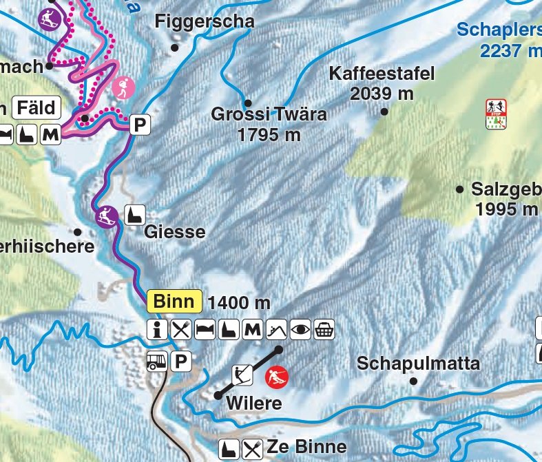 Ski resort Wilern (Binn)
