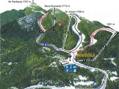 Trail map Arioso – Sasso di Castalda