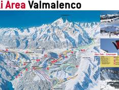 Trail map Caspoggio