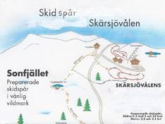 Trail map Skärsjövålen